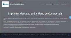 Desktop Screenshot of clinicadentalsantiago.com